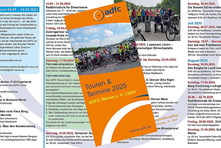 Webteaser Faltbaltt ADFC Werne