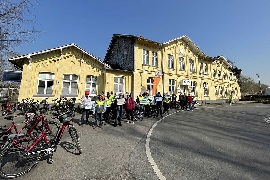 Demonstration für den RS1 in Königsborn